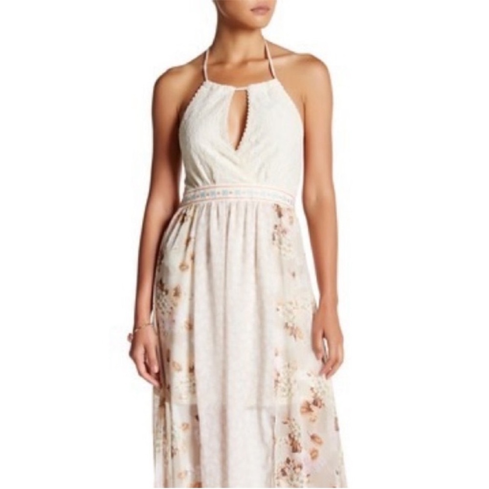 Flying Tomato Maxi boho Halter dress Dress